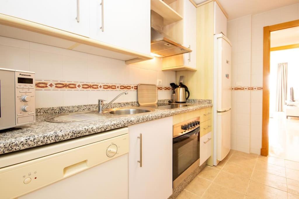 Appartement Penthouse With Roof Terrace, Bbq, Pool- And Sea Views à Buenas Noches Extérieur photo